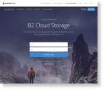 B2 Cloud Storage: The Lowest Priced Online File Storage