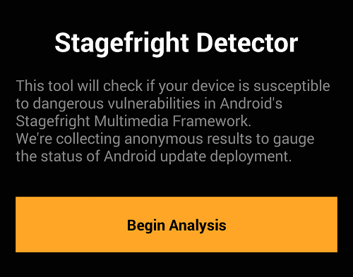 Stagefright Detector
