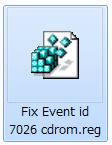Fix Event id 7026 cdrom (1)