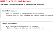  HTTP Error 502 3 Bad Gateway 